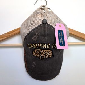 Women’s Simply Southern Camping Life Cheetah Dad Hat